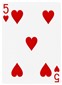 ハートの5